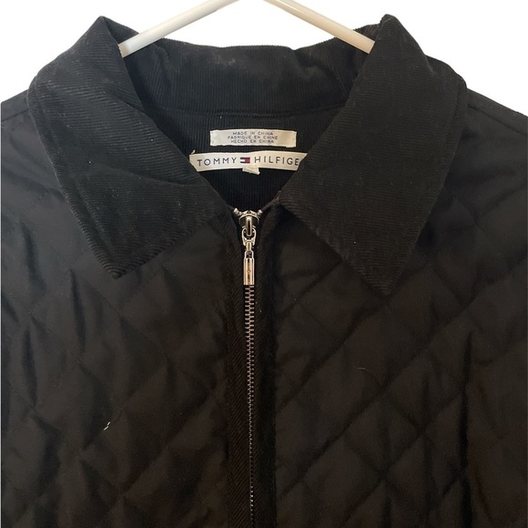 Tommy Hilfiger Womens Quilted Black Jacket XL - Picture 2 of 7